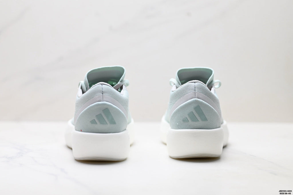 Adidas K81801550 Unisex Running Shoes #7 - White/Mint/Pink - image 3