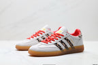 Adidas K81801450 Unisex Casual Sneakers #3 - White/Red - image 5