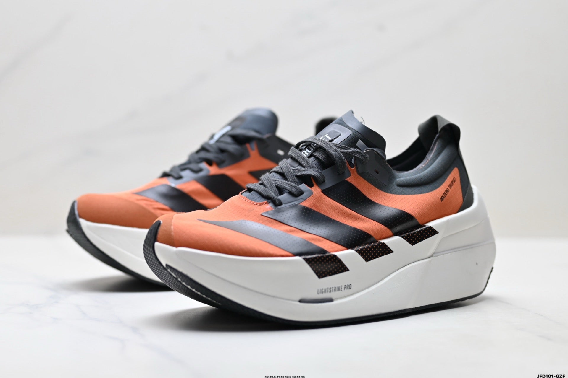 Adidas K81801650 Men's Running Shoes #2 - Black/Orange - image 15