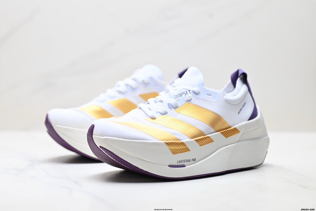Adidas K81801650 Women's Running Shoes - White/Purple/Orange - image 5