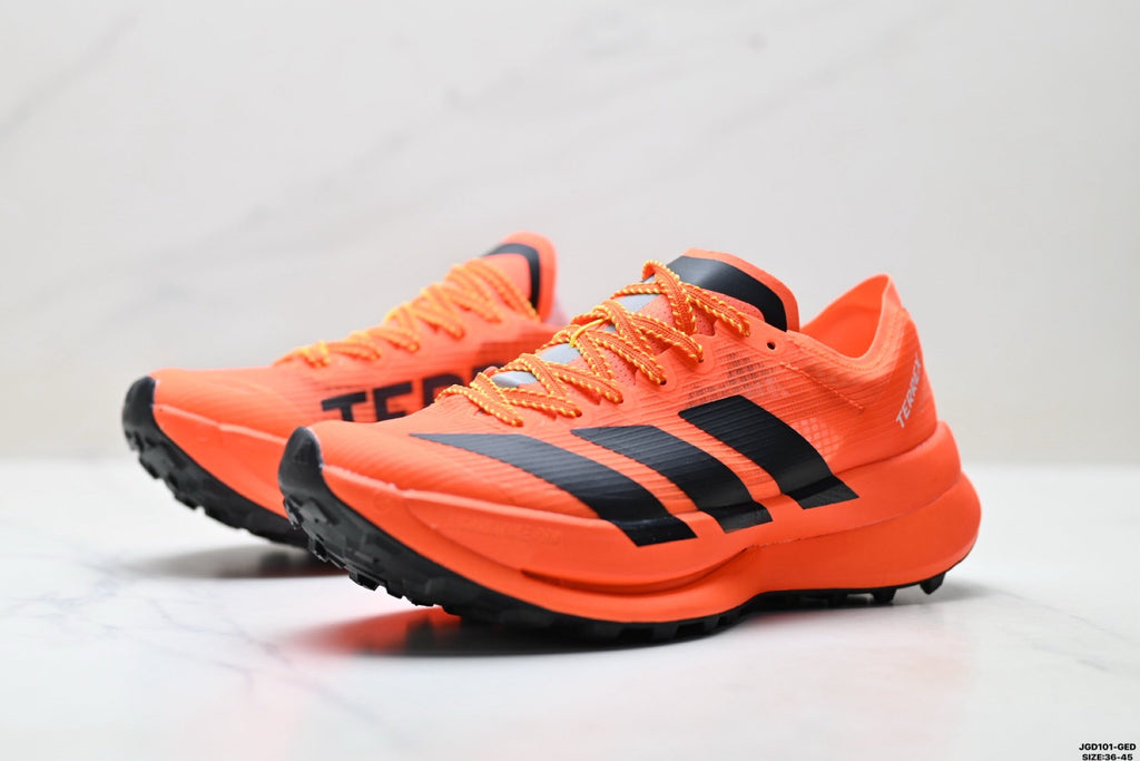 Adidas K81801750 Unisex Running Shoes #2 - Orange/Black - image 5