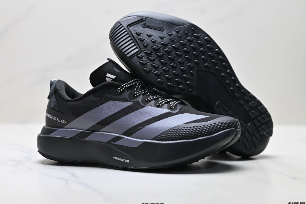 Adidas K81801550 Men's Running Shoes #4 - Black/Grey - image 4