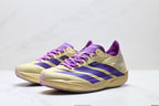 Adidas K81801650 Unisex Running Shoes #3 - Purple/Beige - image 5