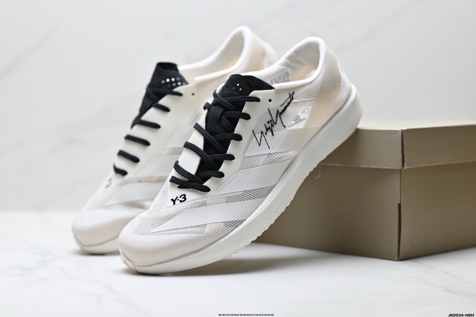 Adidas K81801550 Unisex Running Shoes #5 - White/Black