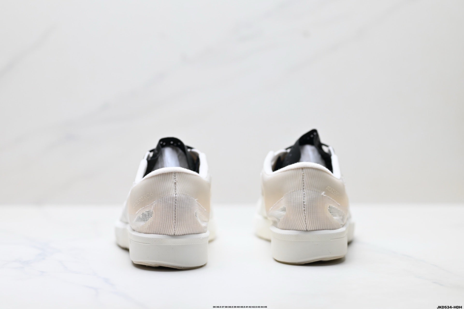 Adidas K81801550 Unisex Running Shoes #5 - White/Black - image 3