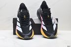 Adidas K81801550 Unisex Running Shoes #4 - Black/Pink/Yellow #1 - image 7