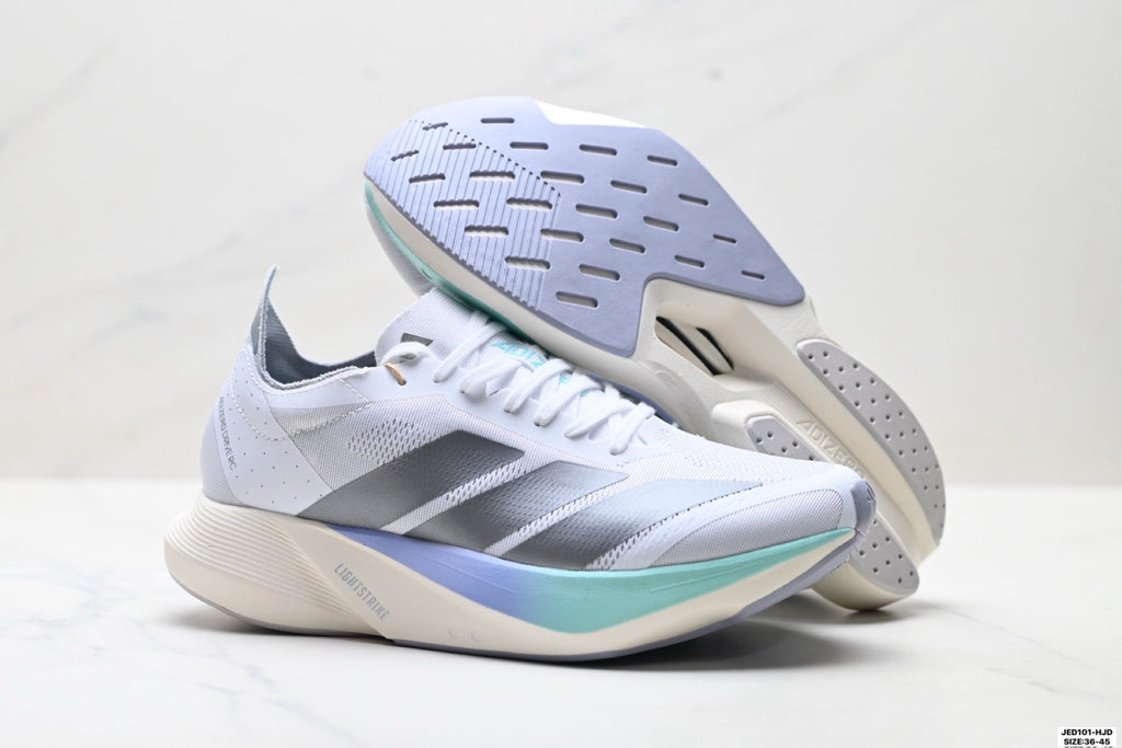 Adidas K81801550 Unisex Running Shoes #4 - White/Mint - image 29