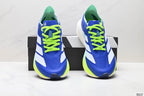 Adidas K81801550 Unisex Running Shoes #4 - Blue/Neon Green - image 32