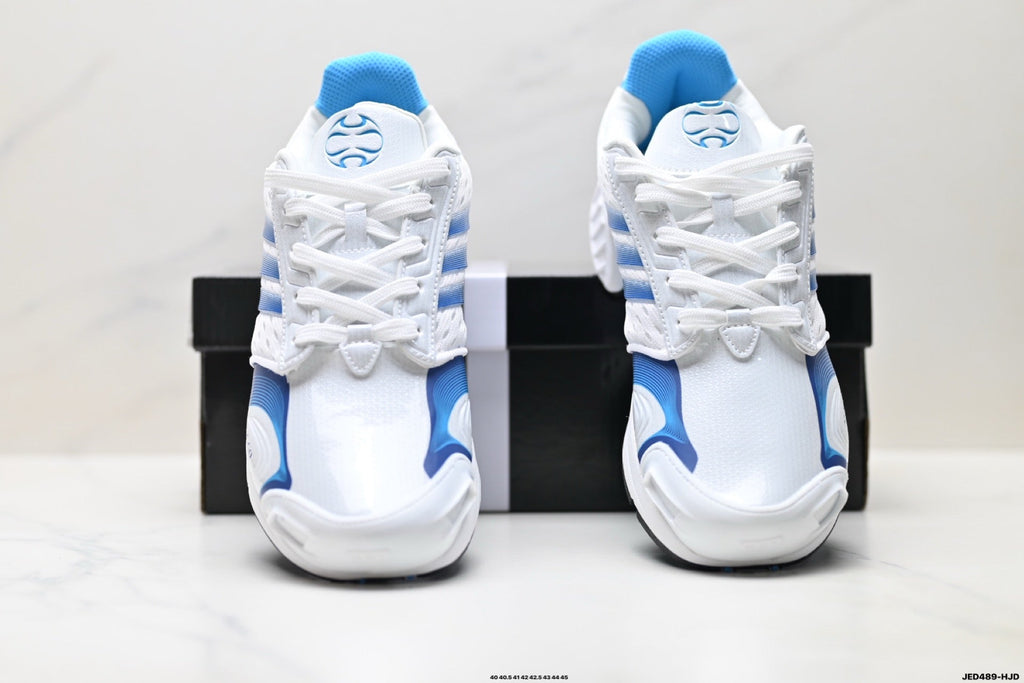 Adidas K81801550 Men's Running Shoes #2 - White/Blue - image 17