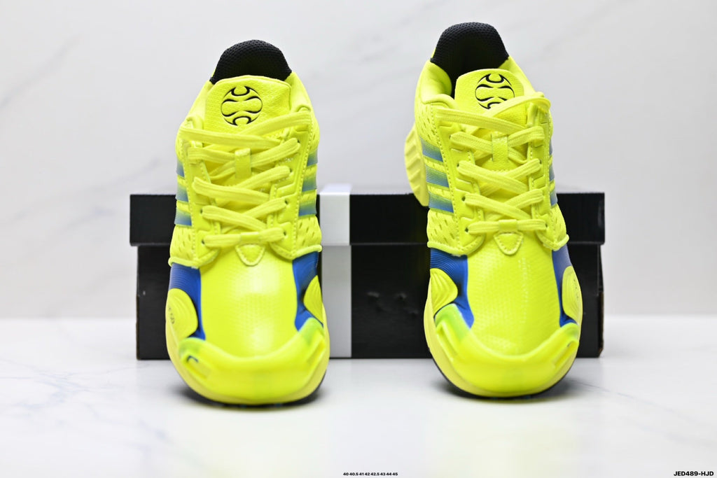 Adidas K81801550 Men's Running Shoes #2 - Neon Yellow/Blue - image 22