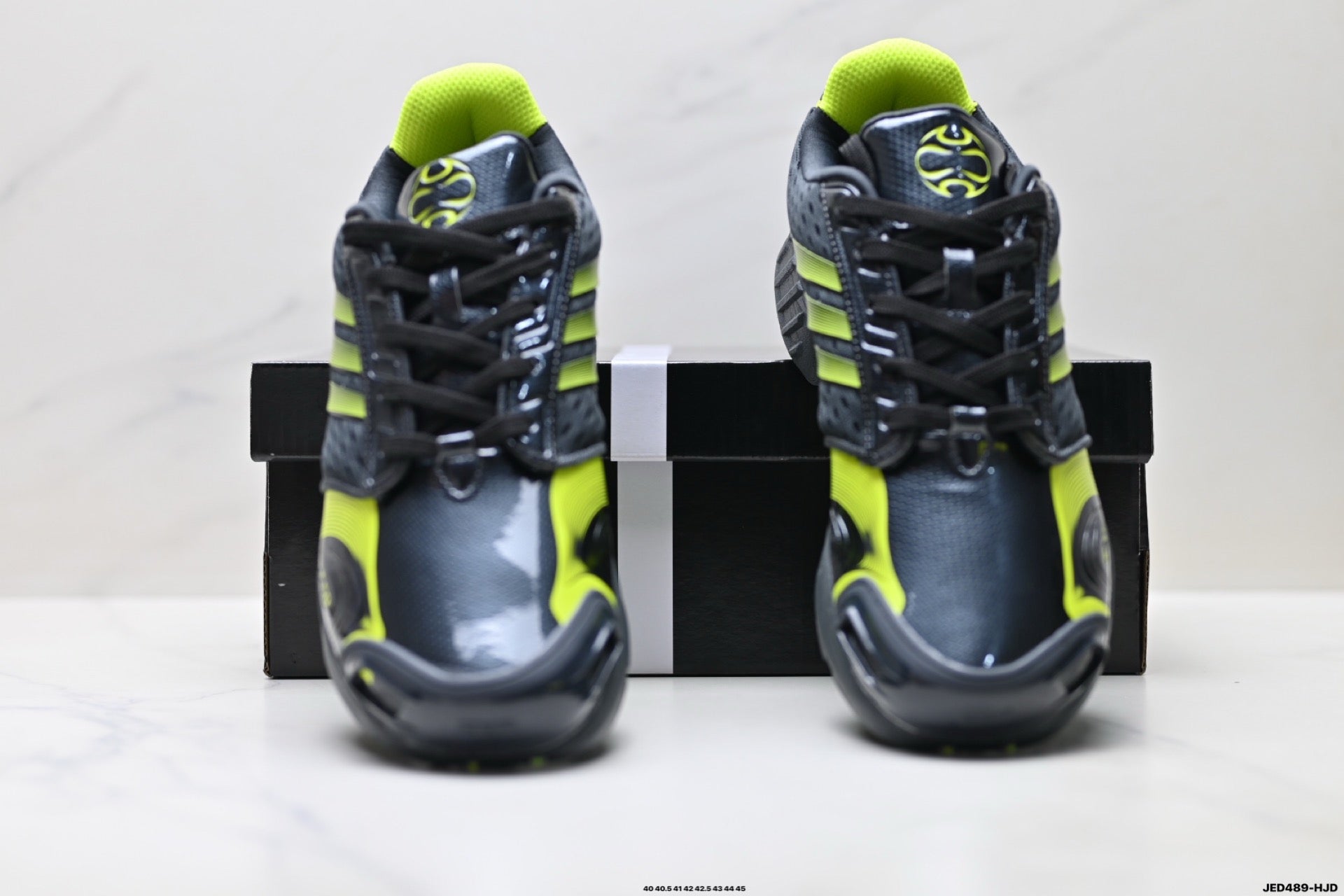 Adidas K81801550 Men's Running Shoes #2 - Black/Neon Yellow - image 27