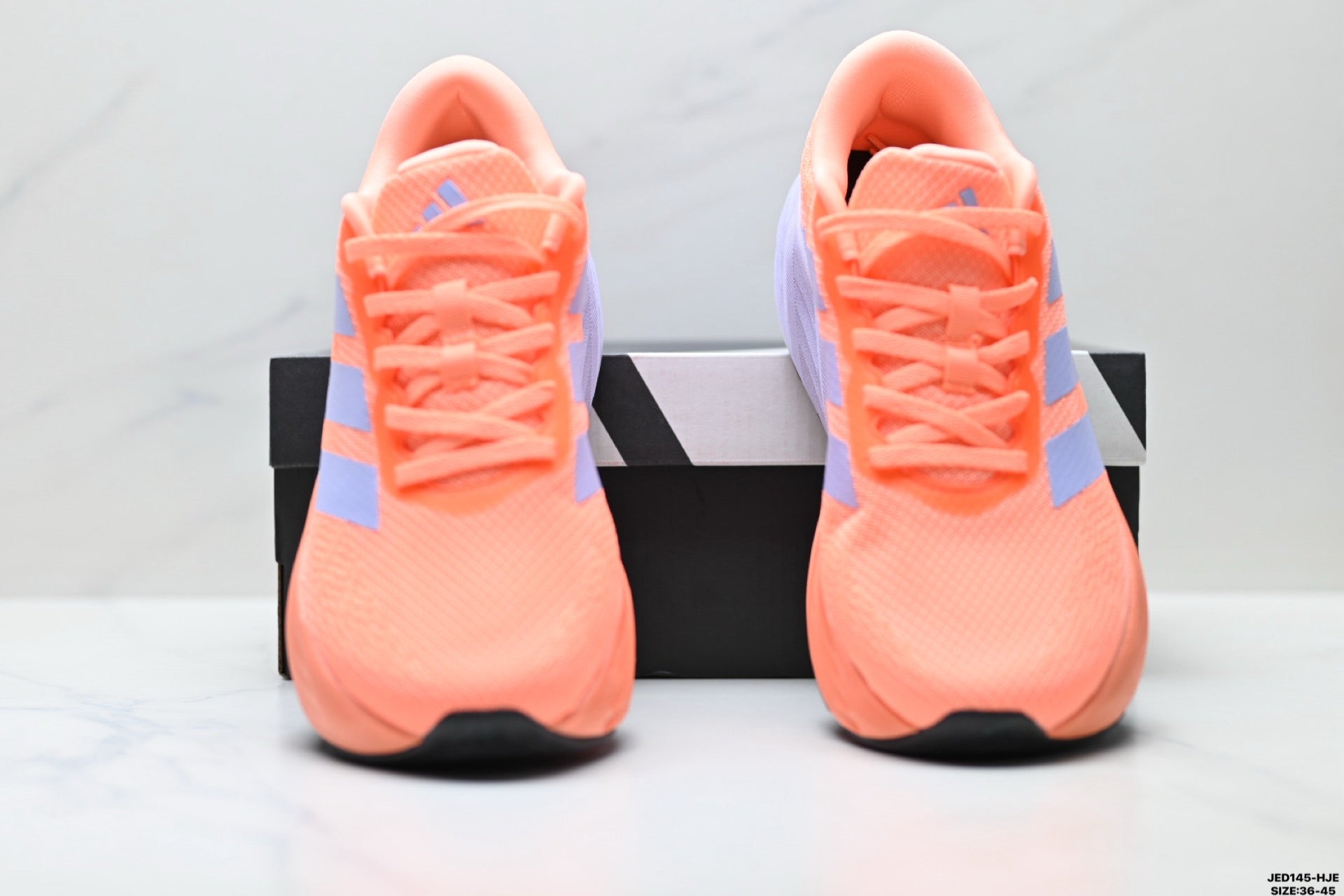 Adidas K81801550 Unisex Running Shoes #3 - Coral/Blue - image 7