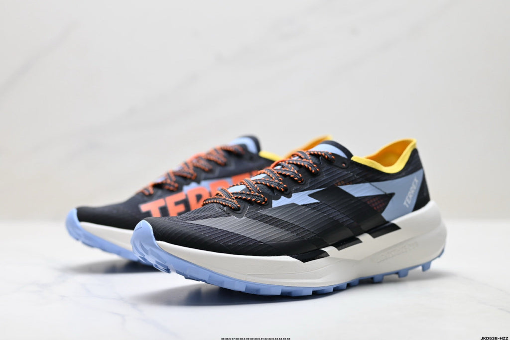 Adidas K81801550 Unisex Running Shoes #2 - Black/Orange/Purple - image 20