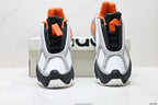 Adidas K81801650 Unisex Running Shoes #2 - Black/White/Orange - image 2