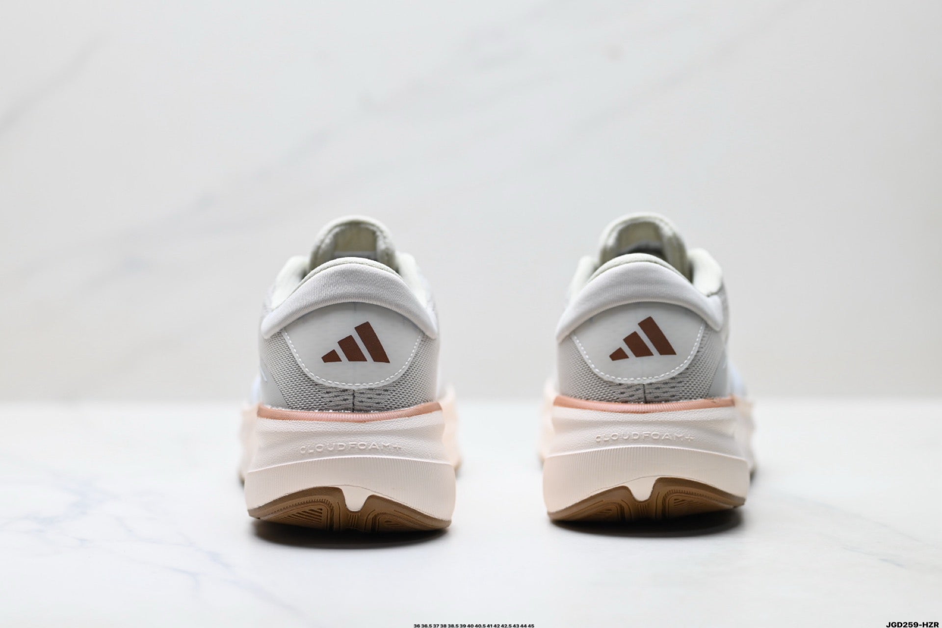 Adidas K81801750 Unisex Running Shoes - White/Beige - image 3
