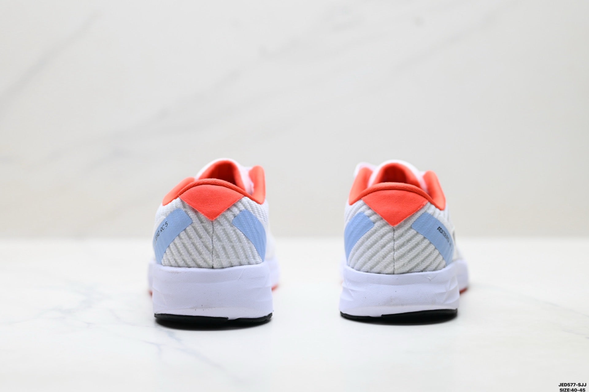Adidas K81801450 Men's Running Shoes - White/Orange - image 8