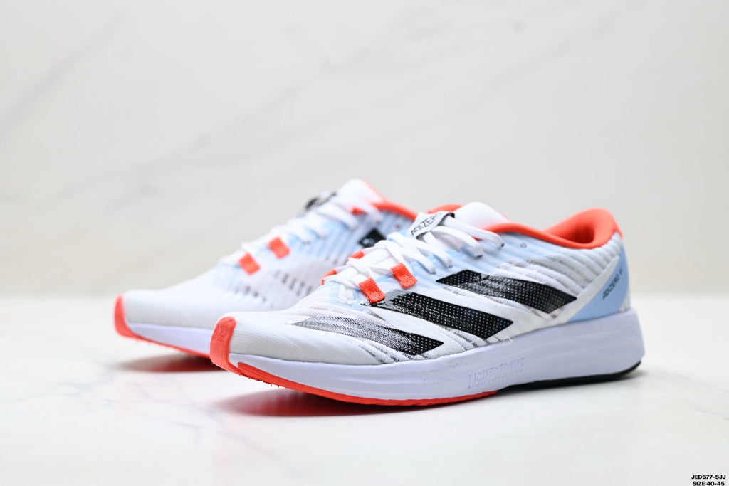 Adidas K81801450 Men's Running Shoes - White/Orange - image 10