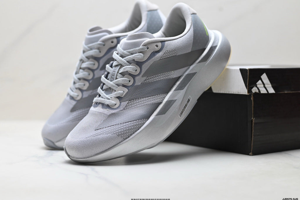 Adidas K81801450 Unisex Running Shoes - White/Grey
