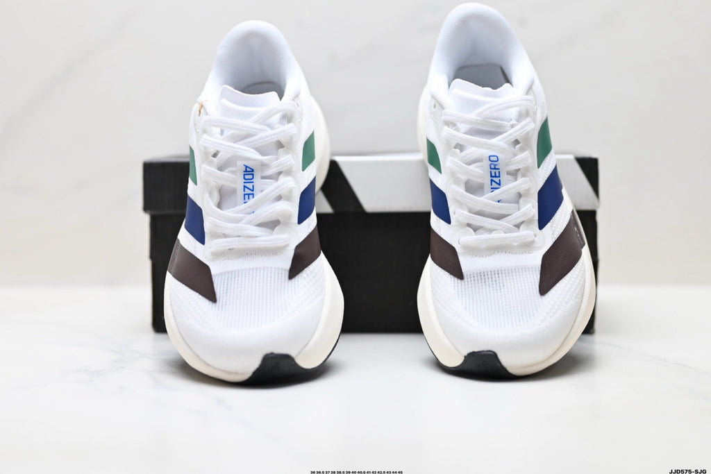 Adidas K81801450 Unisex Running Shoes - White/Black/Blue - image 7