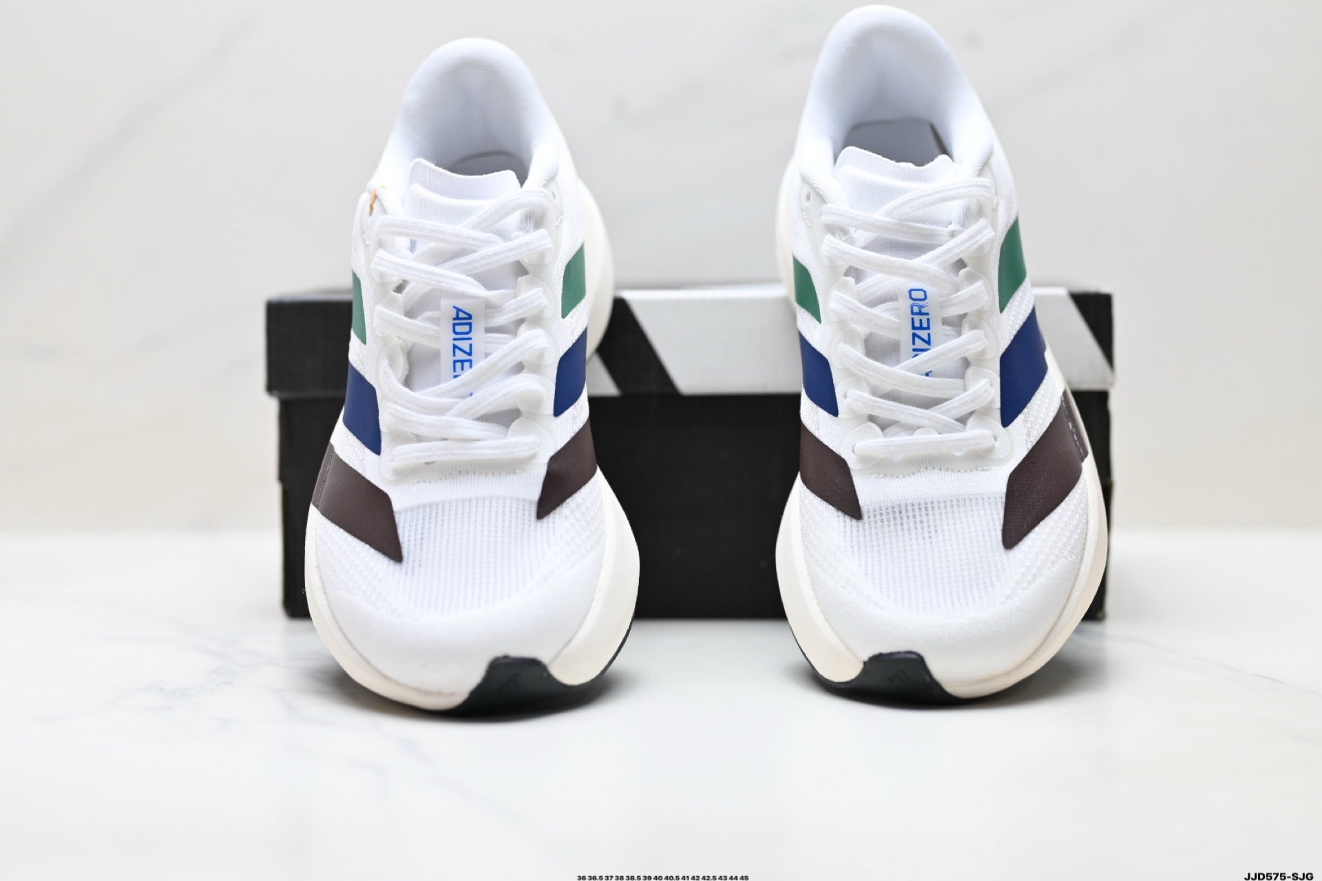 Adidas K81801450 Unisex Running Shoes - White/Black/Blue - image 7