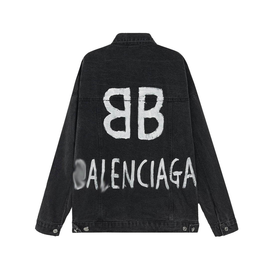 Balenciaga  Black LOGO Jacket product image 2