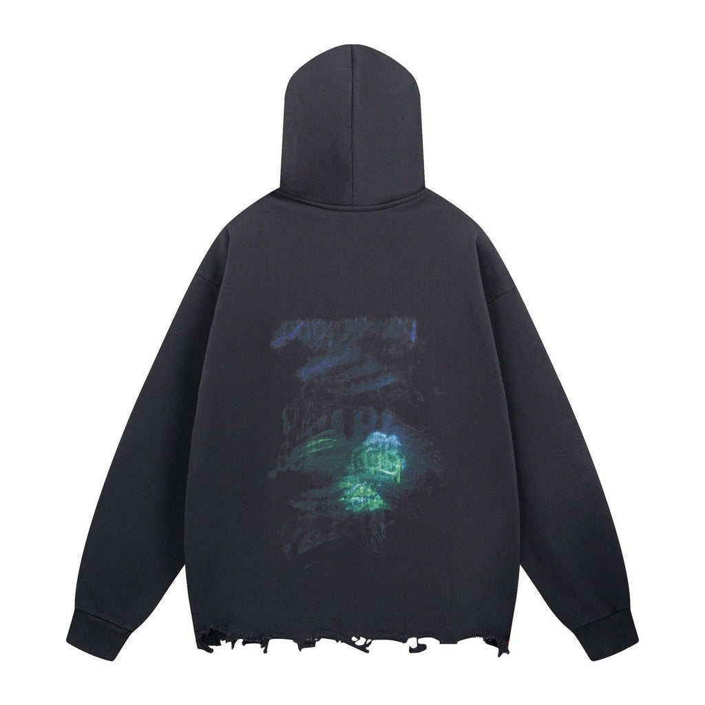 Balenciaga Men's Distressed Hoodie main image