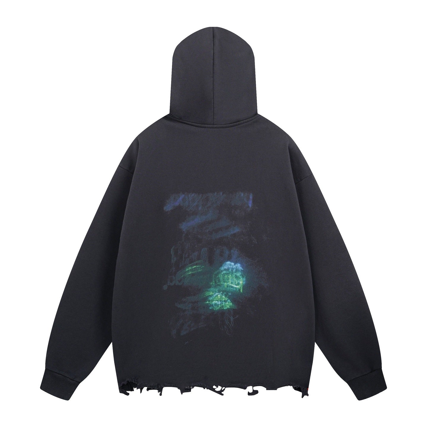 Balenciaga Men's Distressed Hoodie main image