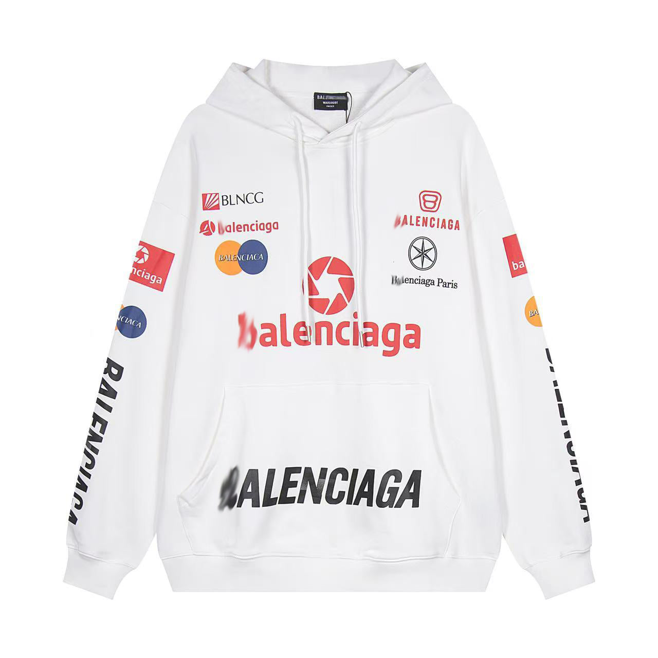 Balenciaga LOGO Print Gradient Hoodie main image