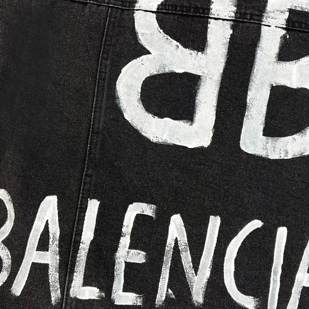 Balenciaga  Black LOGO Jacket product image 3