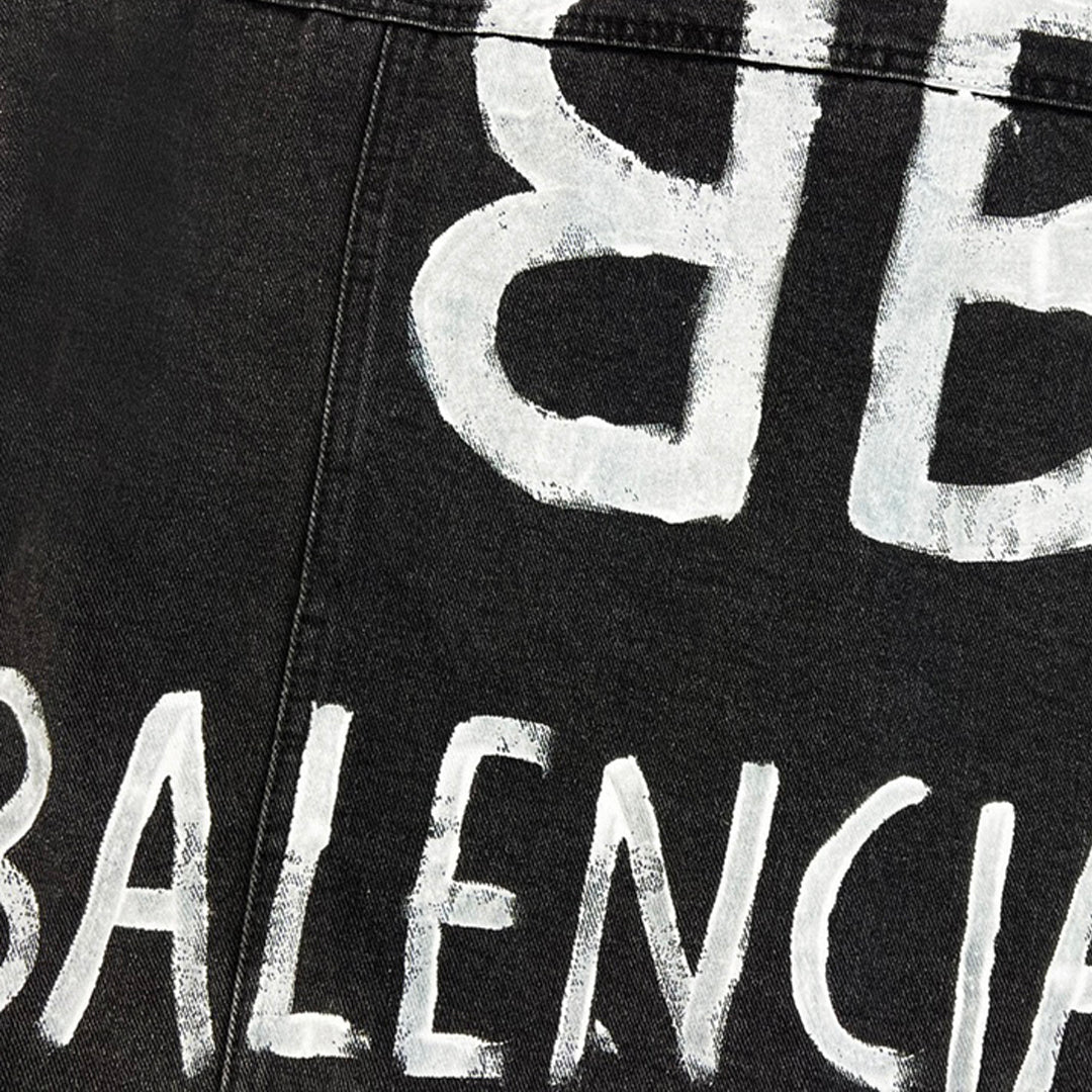 Balenciaga  Black LOGO Jacket product image 3