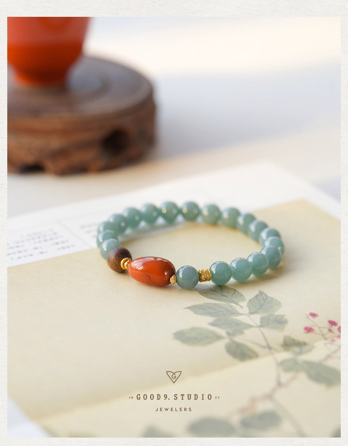 Pandora Blue Water Jadeite Bracelet - Mixed Gemstone Design