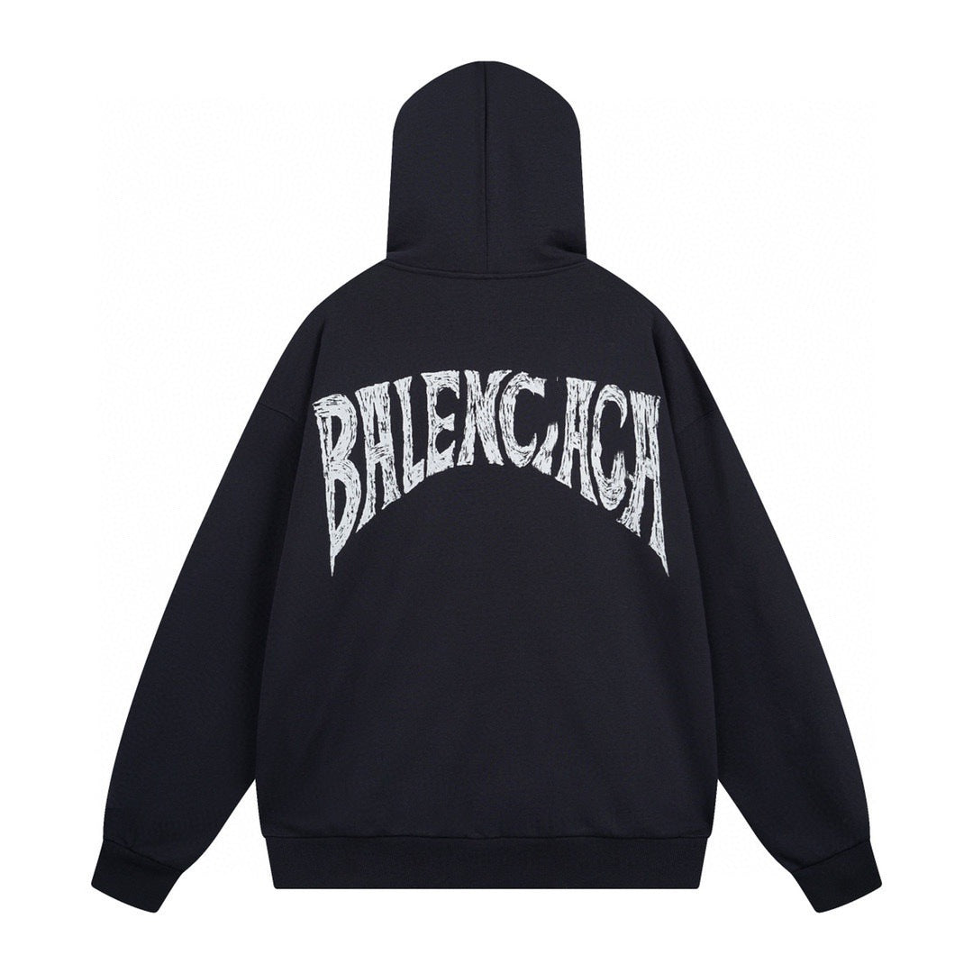 Balenciaga Men's Print LOGO Hoodie product image 3