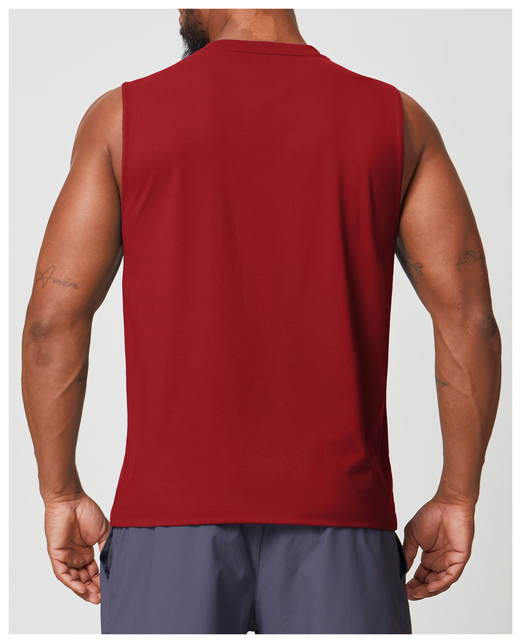Men's Sleeveless Athletic Tank Top for Yoga & Training