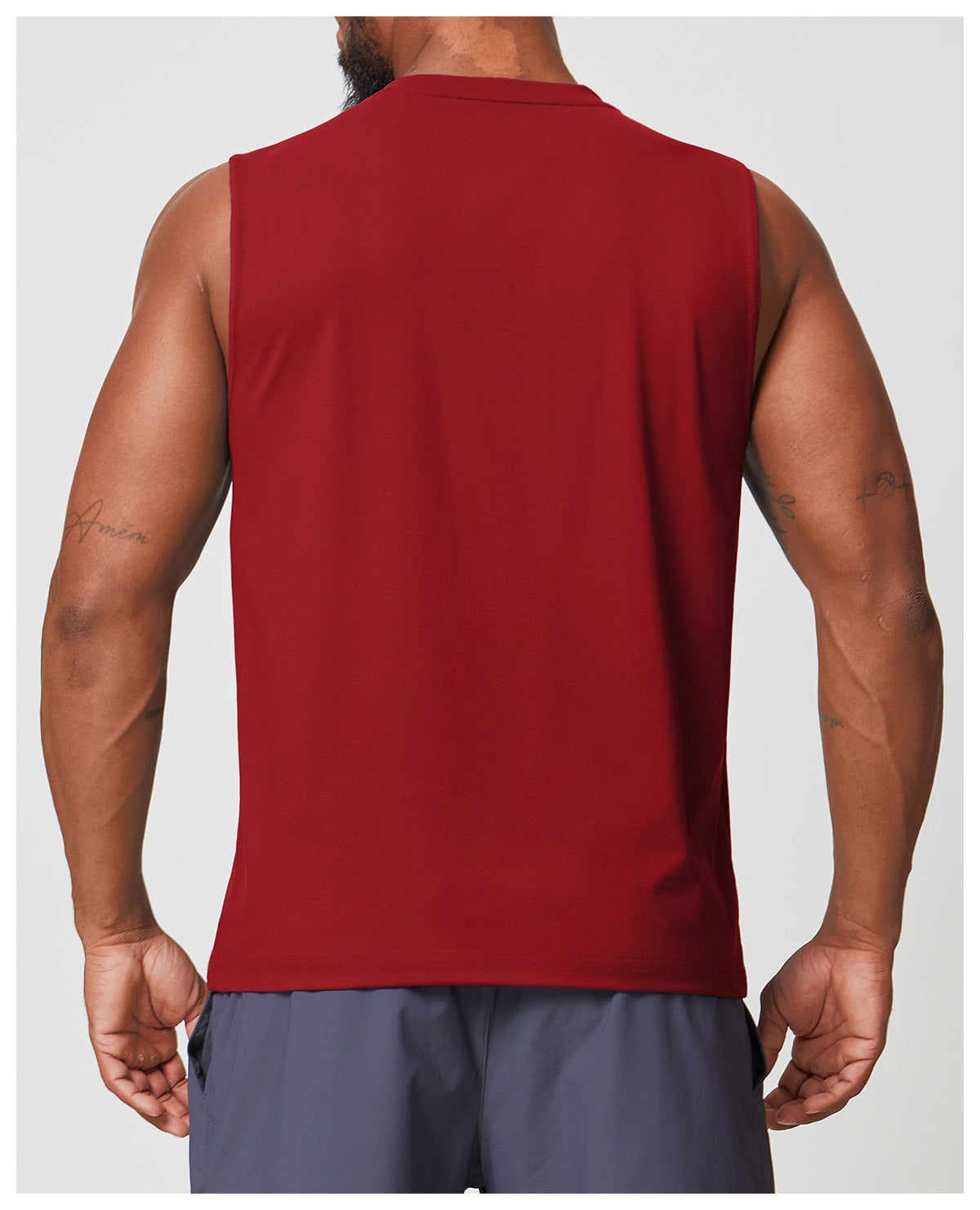 Men's Sleeveless Athletic Tank Top for Yoga & Training