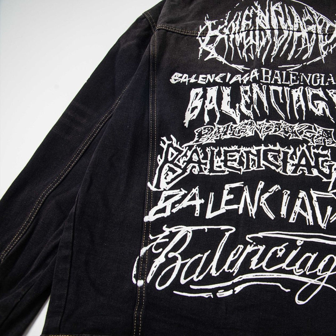 Balenciaga logo Black Jacket product image 5
