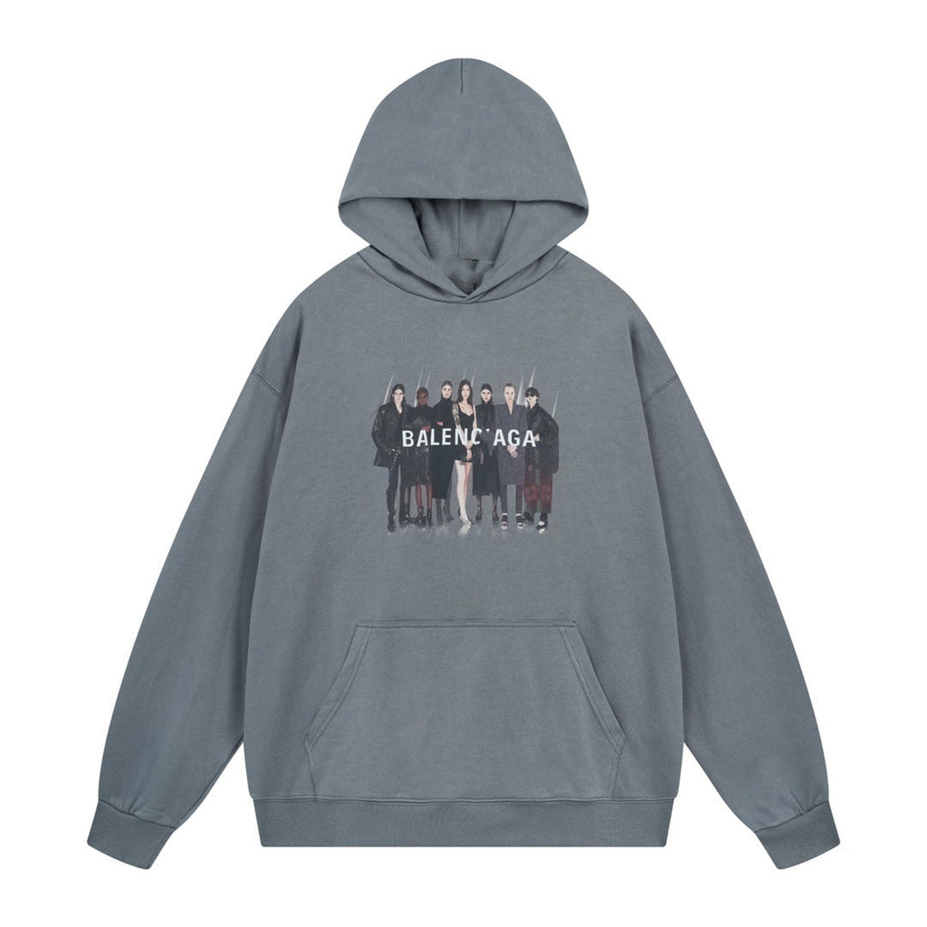 Balenciaga Couples Print Hoodie product image 5