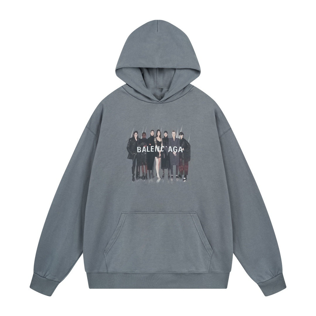 Balenciaga Couples Print Hoodie product image 5