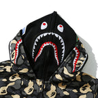 BAPE Camo Shark Zipper Double Hoodie - image 4