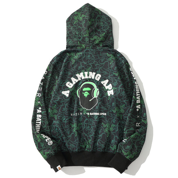 BAPE Shark Snake Zipper Hoodie - image 2