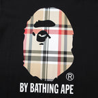 Bape Burberry Plaid Ape Head by Bathing Ape Tee - image 5