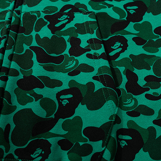 BAPE Green Camo Shark Zip Hoodie product view 7