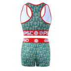 PSD Style Green Monogram Women's Athletic Set - detail view 3