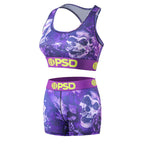 PSD Style Purple Skull Women's Athletic Set - detail view 2