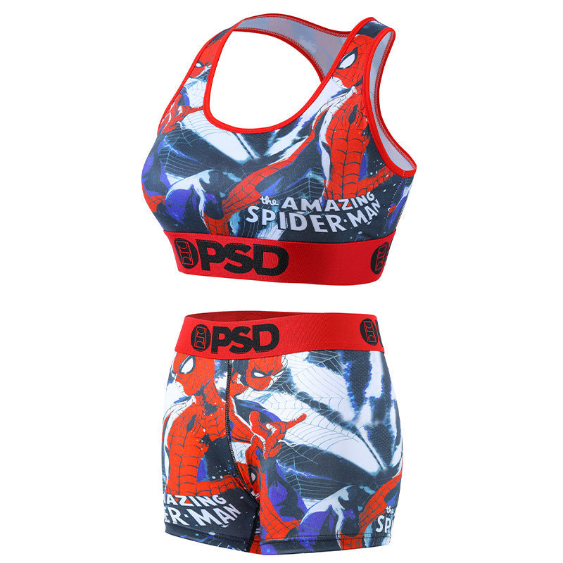PSD Style Comic Print Women's Athletic Set - detail view 2