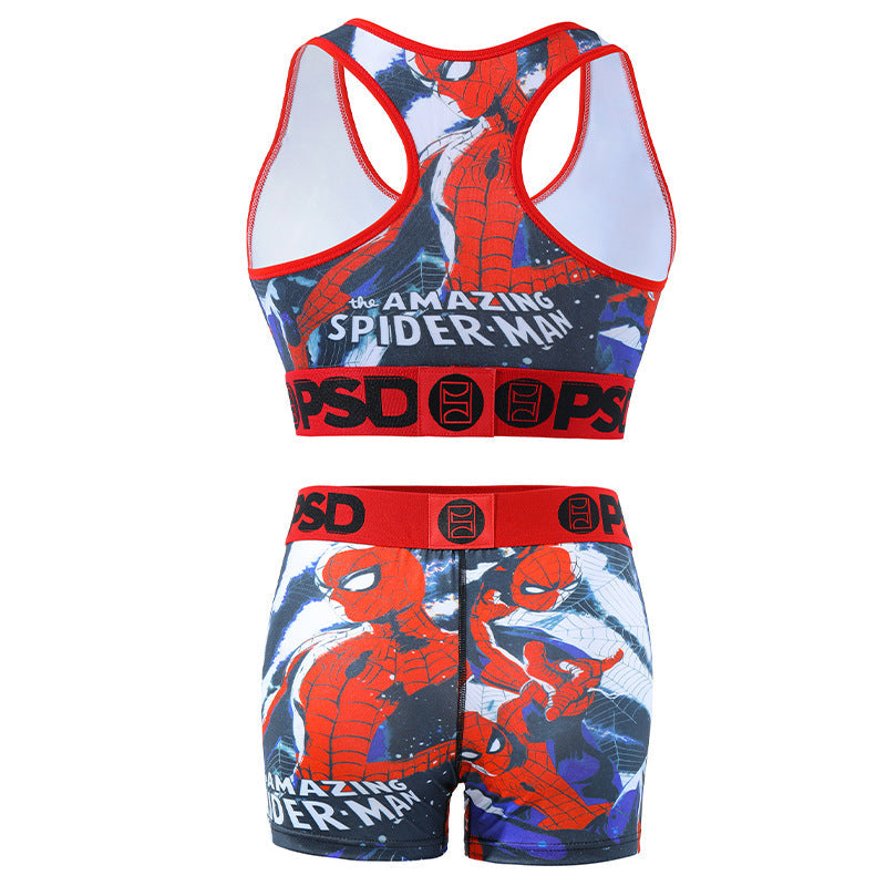 PSD Style Comic Print Women's Athletic Set - detail view 3