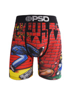 PSD Style Red Comic Graphic Long-Leg Boxer Briefs
