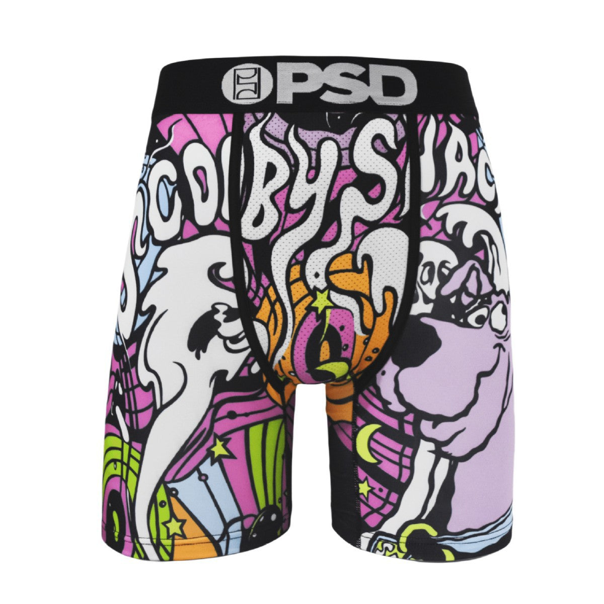PSD Style Purple Cartoon Graphic Long-Leg Boxer Briefs product detail
