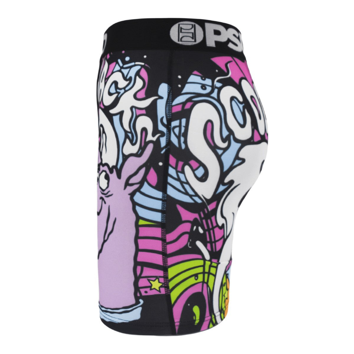 PSD Style Purple Cartoon Graphic Long-Leg Boxer Briefs product detail
