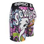 PSD Style Purple Cartoon Graphic Long-Leg Boxer Briefs product detail