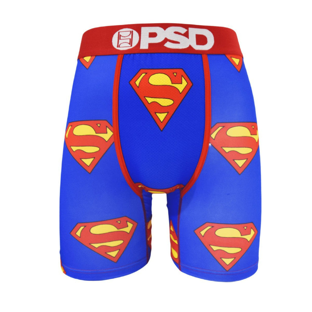 PSD Style Blue Shield Graphic Long-Leg Boxer Briefs product detail